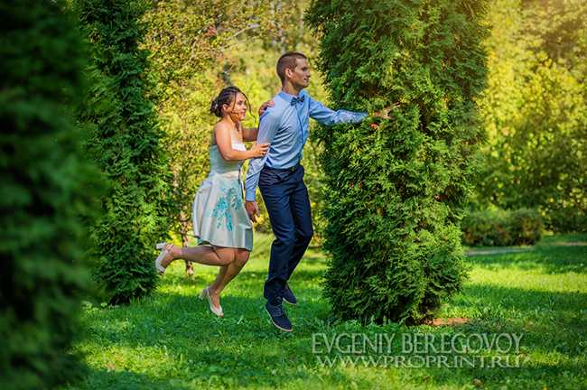 Фотограф Евгений Береговой Свадебная фотосессия в парке. 21